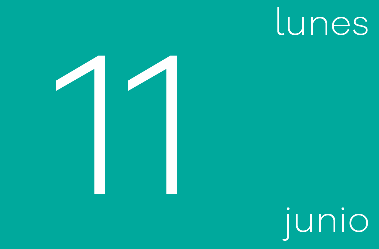 Hoy lunes 11 de junio