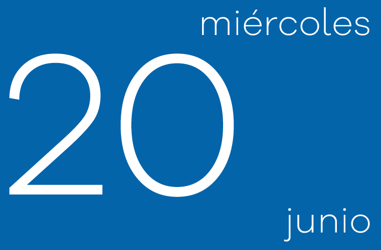 Hoy miércoles 20 de junio