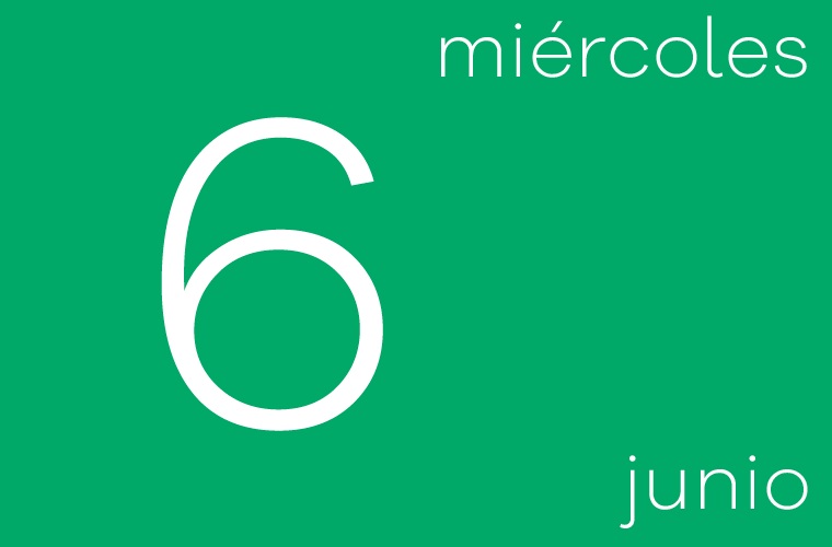 Hoy miércoles 6 de junio