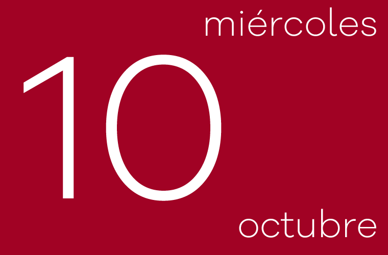 Hoy miércoles 10 de Octubre