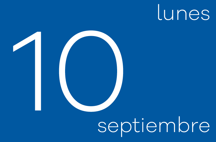 Hoy lunes 10 de septiembre