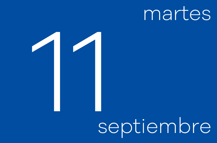 Hoy martes 11 de septiembre