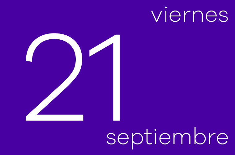 Hoy viernes 21 de septiembre