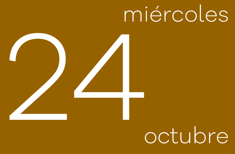 Hoy miércoles 24 de Octubre