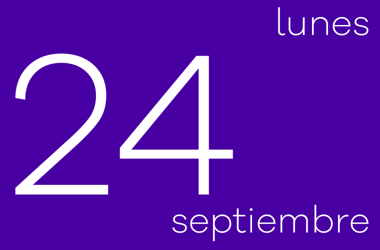 Hoy lunes 24 de septiembre