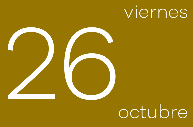 Hoy viernes 26 de Octubre