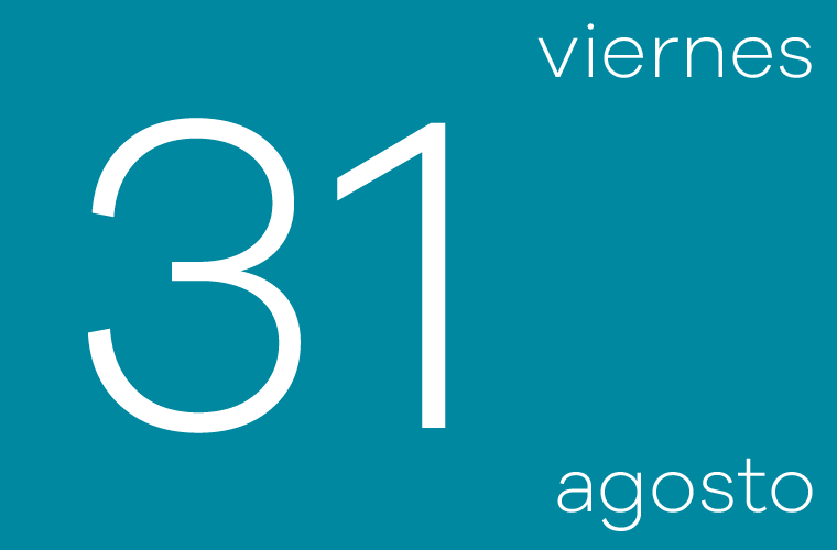 Hoy viernes 31 de agosto