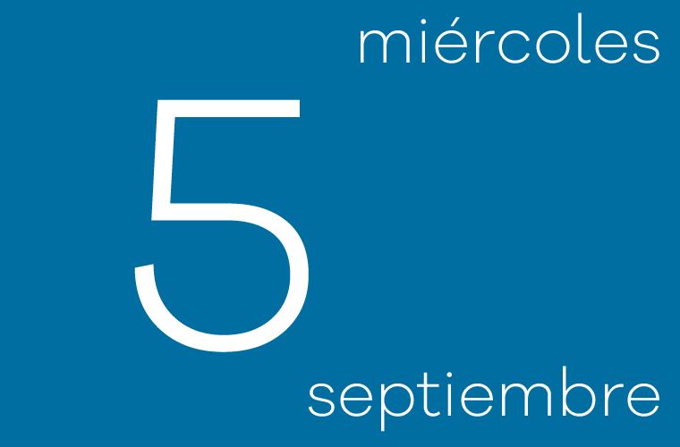 Hoy miércoles 5 de septiembre