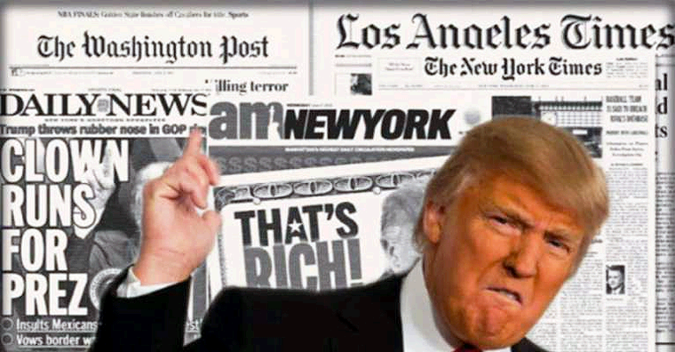 Más de 300 periódicos se Unen Ante Ataque de Trump