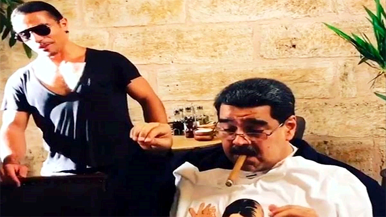 Venezolanos Indignados por Cena de Maduro