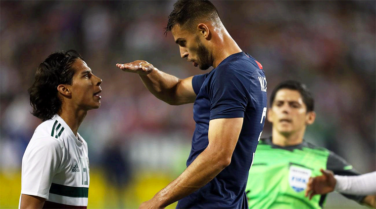 La Burla de Jugador de la Selección e Estados Unidos