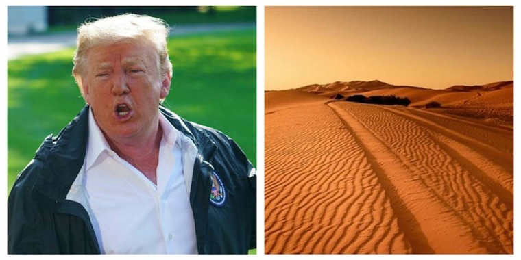 Ahora, Pide Trump Construir Muro en el Desierto Sahara