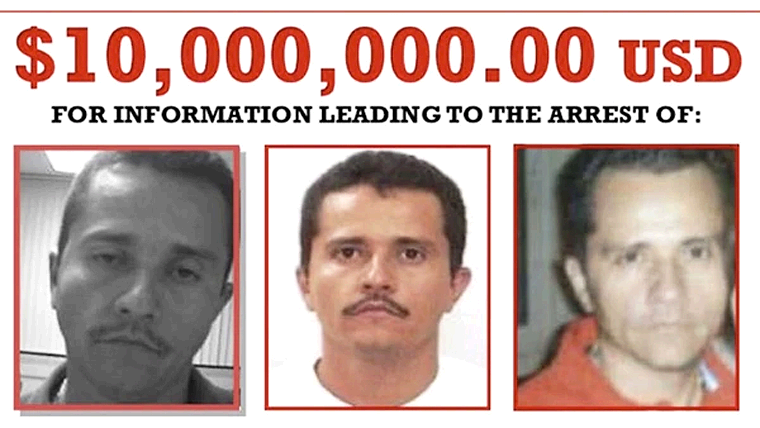 Estados Unidos Ofrece $10 millones Para Localizar a Líder de Cártel Mexicano