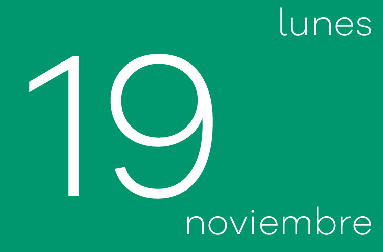 Hoy lunes 19 de noviembre