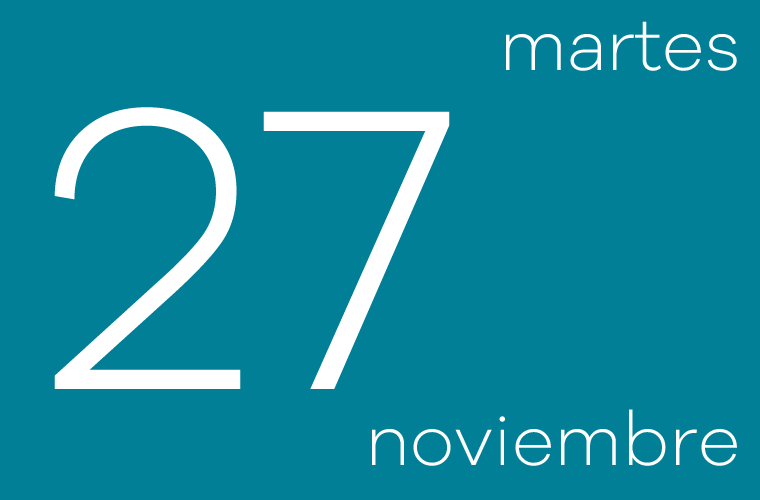 Hoy martes 27 de noviembre