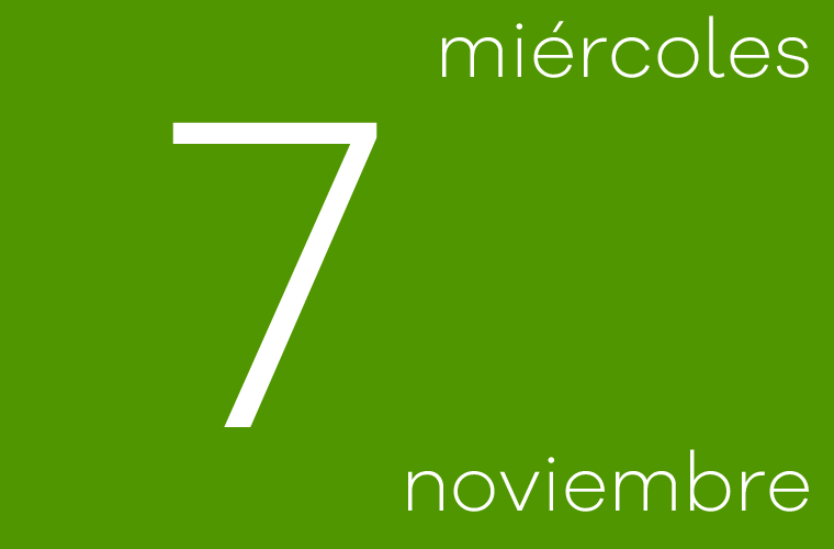 Hoy miércoles 7 de noviembre