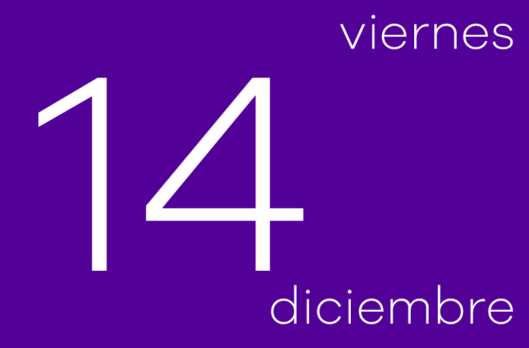 Hoy viernes 14 de diciembre