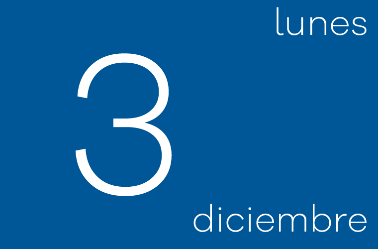 Hoy lunes 3 de diciembre
