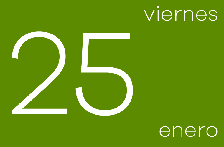 Hoy viernes 25 de enero