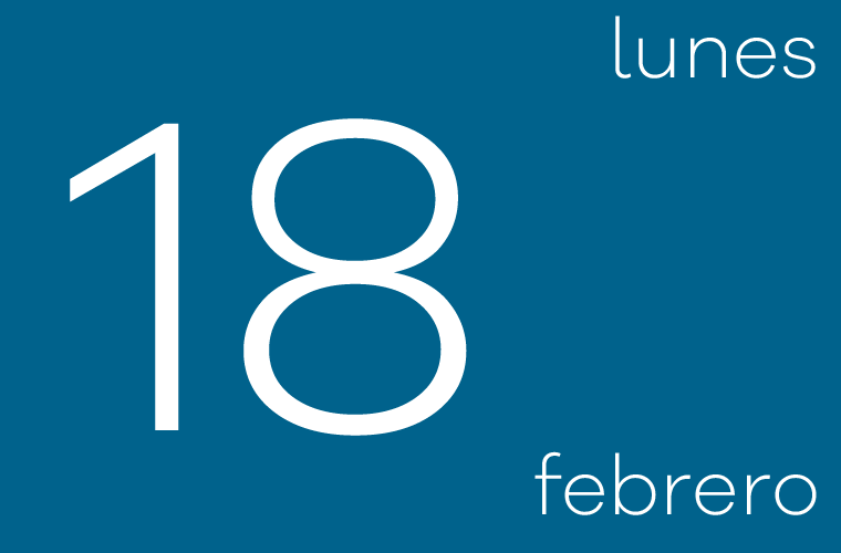 Hoy lunes 18 de febrero