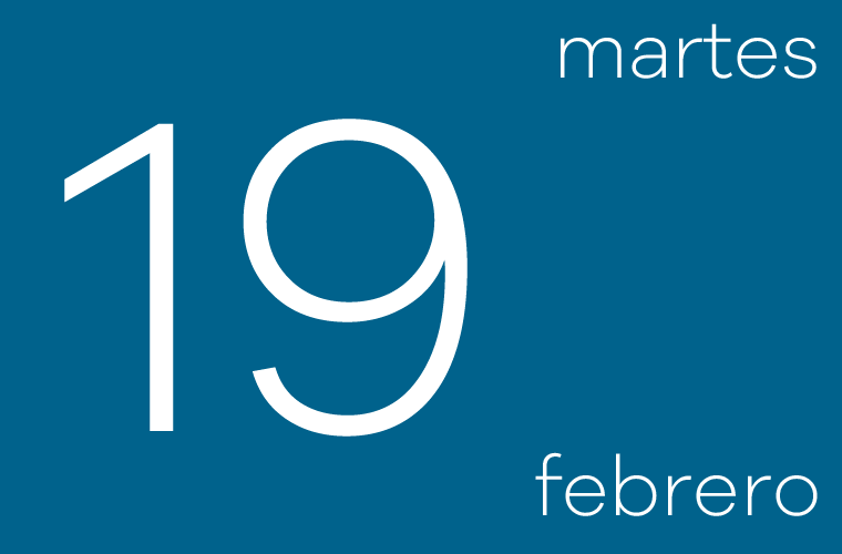 Hoy martes 19 de febrero