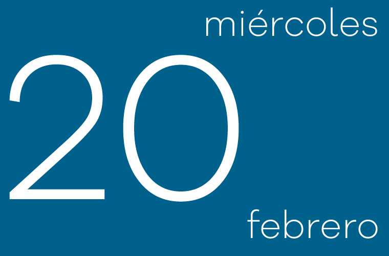 Hoy miércoles 20 de febrero