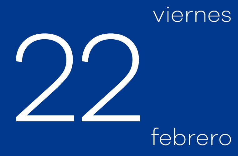 Hoy viernes 22 de febrero