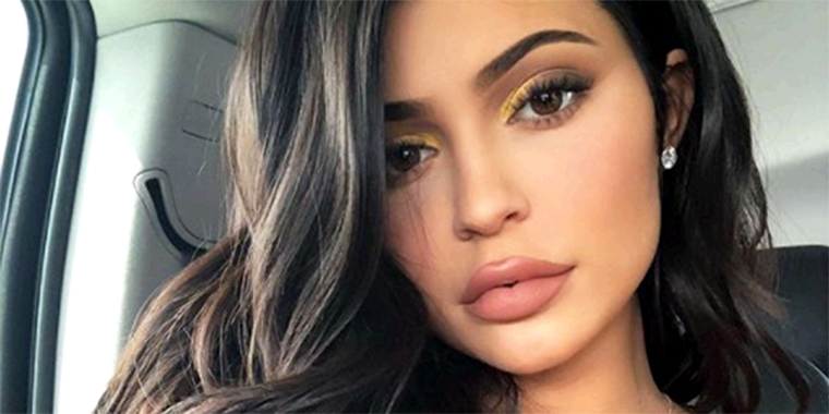 Kylie Jenner sin maquillaje