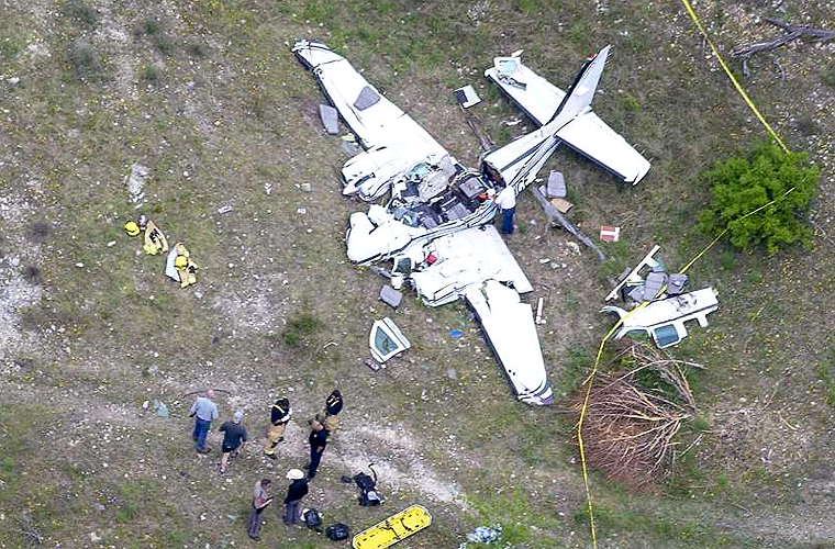 Se Desploma Avioneta que Sale de Houston