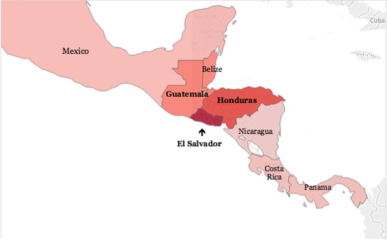 Nombran a Guatemala, Hondura y El Salvador Parte de México