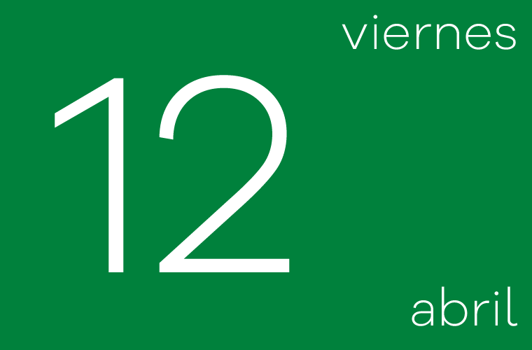 Hoy viernes 12 de abril