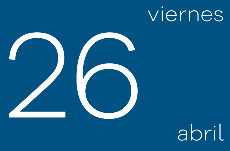 Hoy viernes 26 de abril
