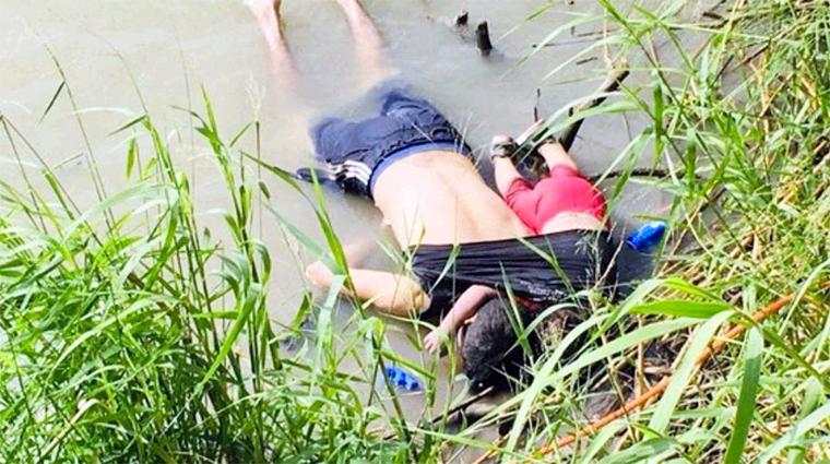 Padre e Hija Mueren Cruzando el Río Bravo la Madre vio Todo