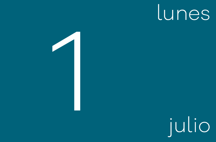 Hoy Lunes 1 de julio
