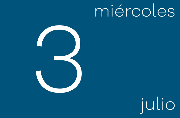 Hoy miércoles 3 de julio