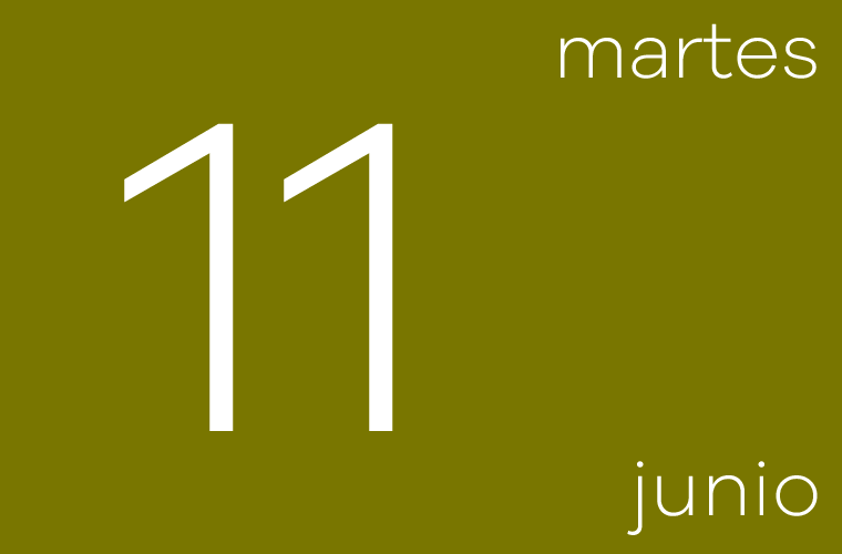Hoy martes 11 de junio