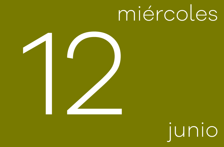 Hoy miércoles 12 de junio