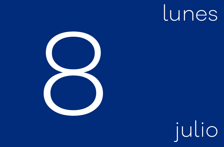 Hoy lunes 8 de julio