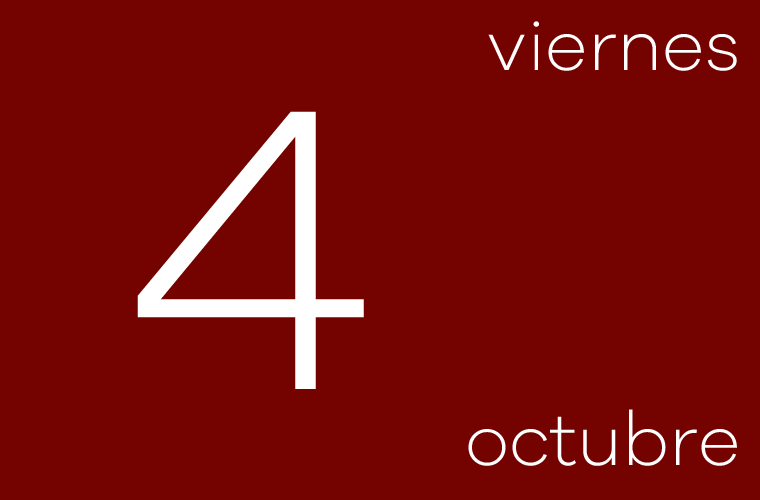 Hoy viernes 4 de Octubre