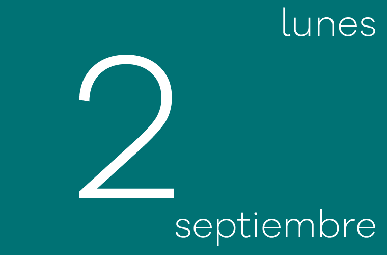 Hoy lunes 2 de septiembre