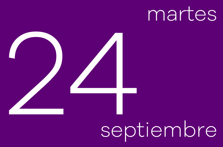 Hoy martes 24 de septiembre