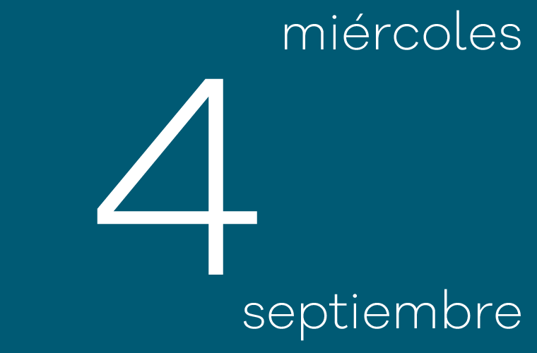 Hoy miércoles 4 de septiembre