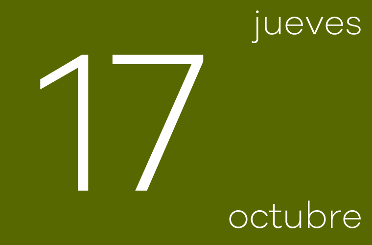 Hoy jueves 17 de Octubre