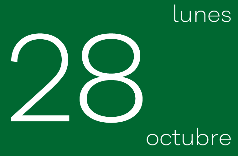 Hoy lunes 28 de Octubre