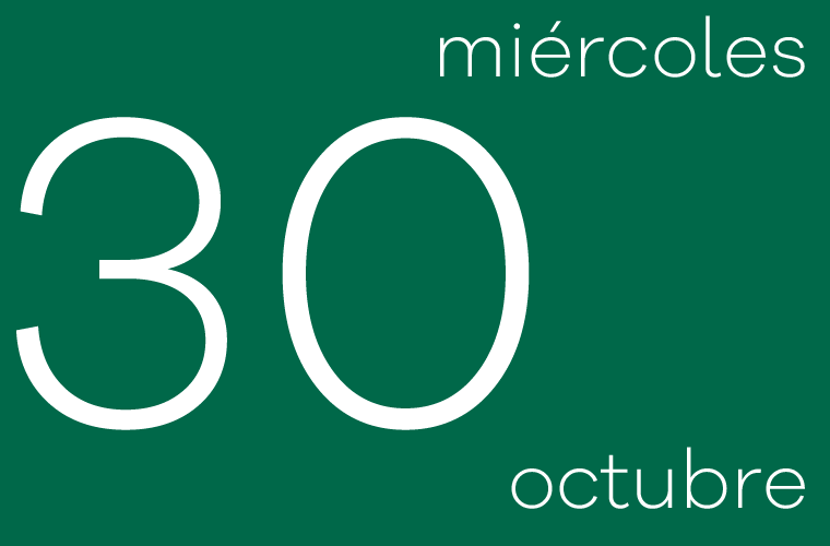 Hoy miércoles 30 de Octubre