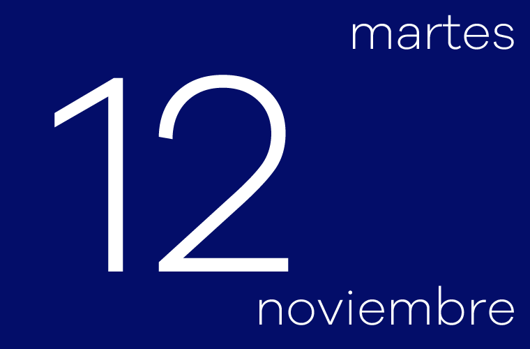 Hoy martes 12 de noviembre