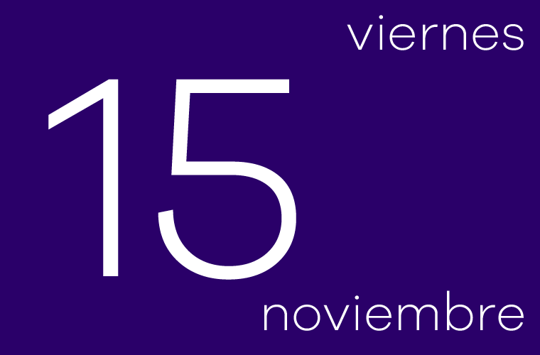 Hoy viernes 15 de noviembre