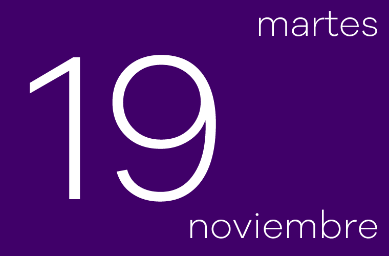 Hoy martes 19 de noviembre