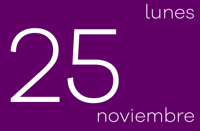 Hoy lunes 25 de noviembre