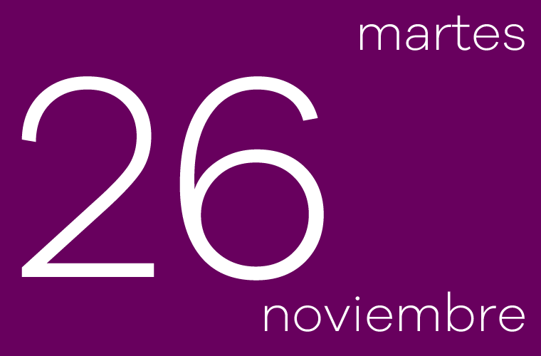 Hoy martes 26 de noviembre